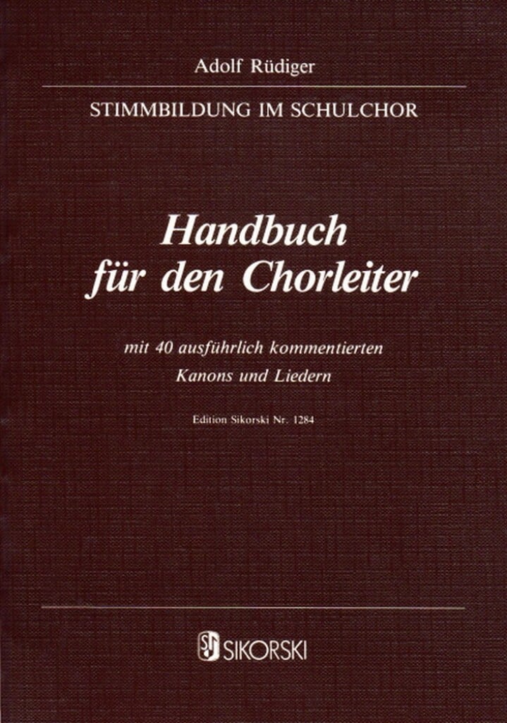 Handbuch Fur Den Chorleiter